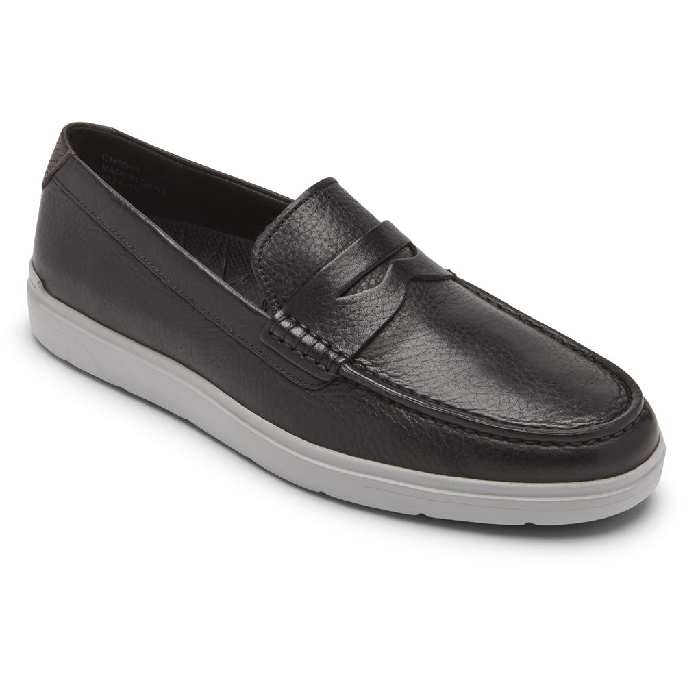 Rockport Mens Total Motion Lite Penny - Loafers Black - END746920